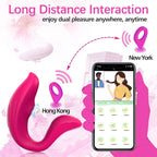 Powerful Sucking Wireless Remote Vibrator Wearable U Shaped Dildo Massager Dual Clit Stimulation Couple Adult Sex Toys for Women
