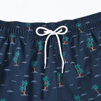 DATIFER 2026 latest Fashion Mens Shorts Polyester Long Liner 2 in 1 Traje De Baño Hombre Side Zipper Pocket Beach Gym Swimsuits