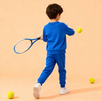 Red Blue Child Tennis Racket Training Professional Tennis Racquet Parent Child Interactive Shockproof Beginner Racquet Unisex