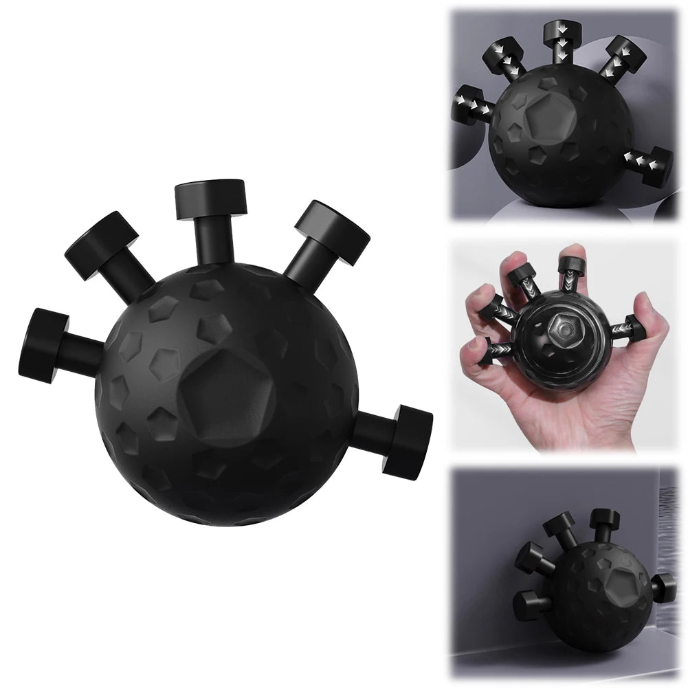 Hand Strength Exerciser Ergonomic Hand Ball Gripper Exerciser Anti Slip Finger Exerciser Trainer Rock Climbing Fitness Equipment Ürün ana görseli
