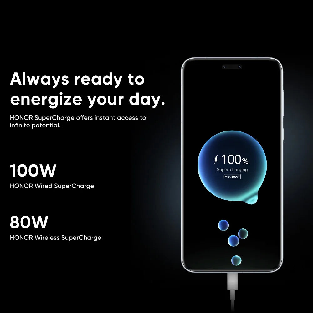 HONOR Magic7 Pro 5G Smartphone Snapdragon 8 Elite 6.8''120Hz LTPO Display 5270Mah 100W Charge Magic UI 9.0 Based on Android 15