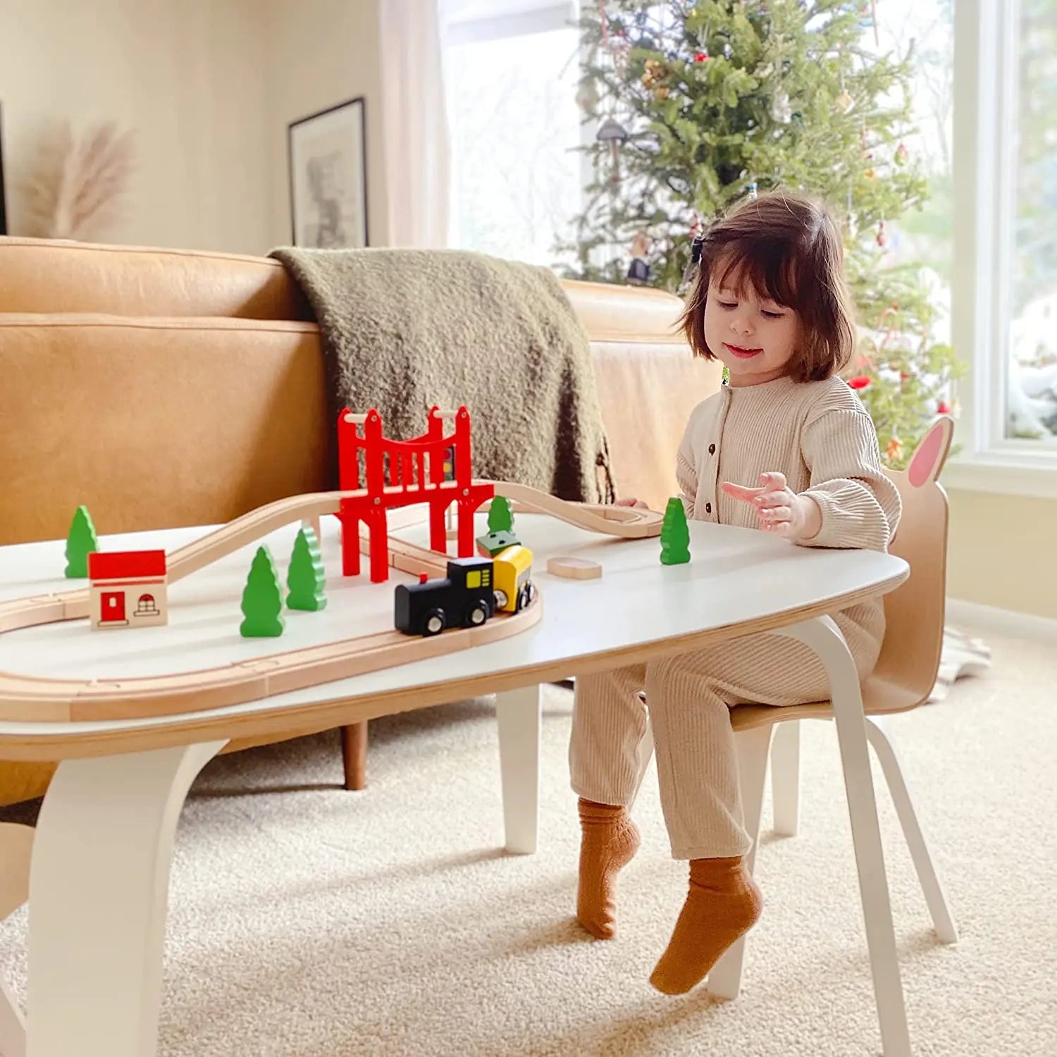 Train Track Wooden Train Toys Magnetic Set Electric Car Locomotive Diecast Slot Fit All Wood Brand Biro Railway Tracks For Kids