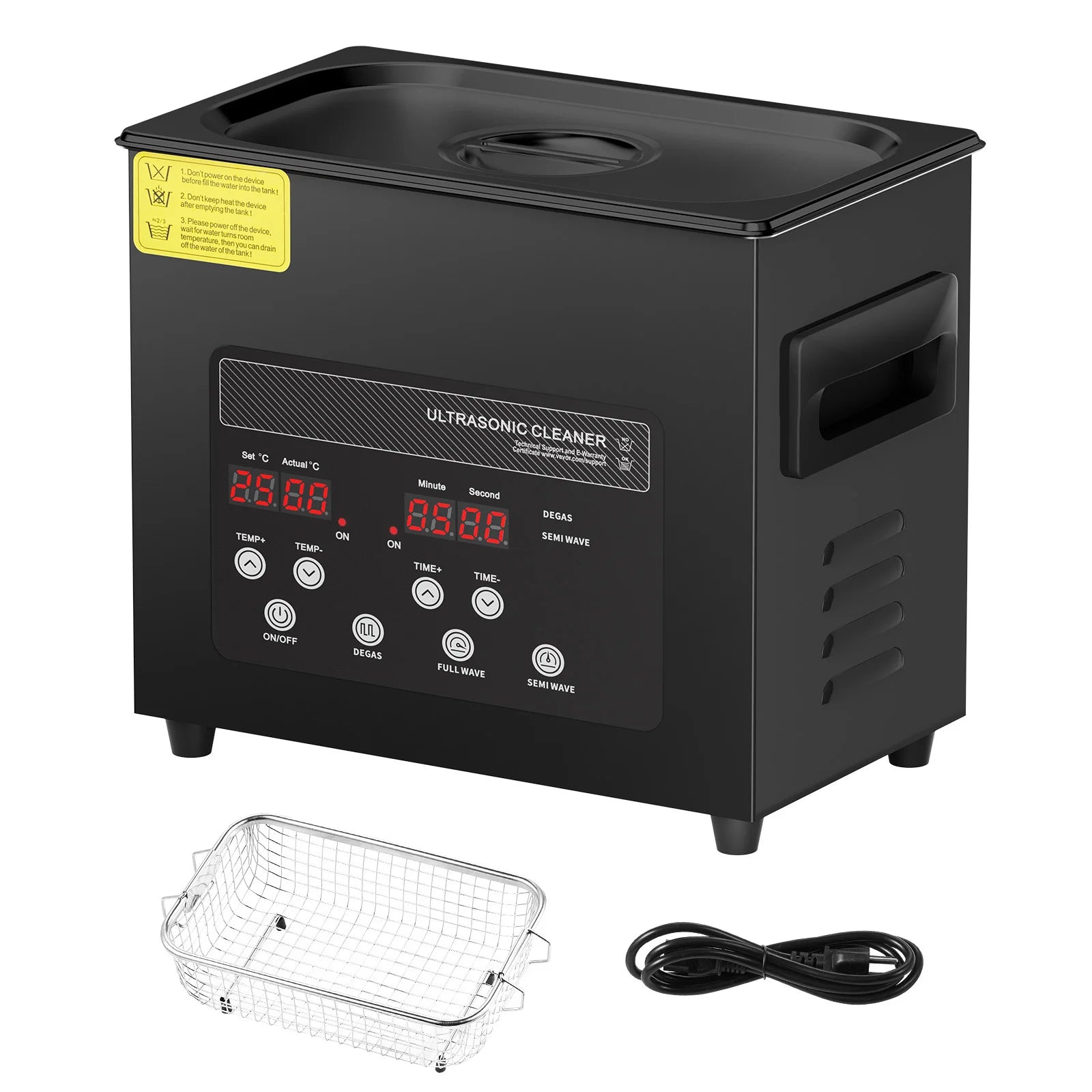 SucceBuy 2L 3L 6L 10L 15L Ultrasonic Cleaner Lave-Dishes Portable Washing Machine Diswasher Ultrasound Home Appliances w/ Timer Main image
