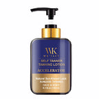 WK JALY Self Tanner Body Lotion, Fair To Medium Skin Tone, Sunless Tanning Moisturizer With Coconut Oil, Carrot Oil, Shea Butter