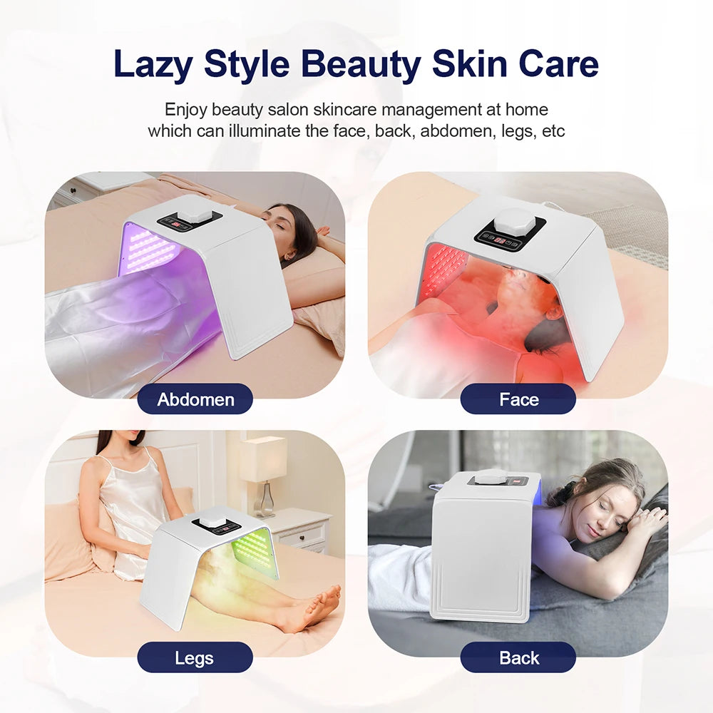 7 Colors LED Photon Beauty Mask Skin Moisturizing Nano Spray Face&Body SPA Skin Care LED Face Mask