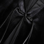 Black Velvet Vest Jacket For Women Sleeveless Blazer Fashion 2026 Spring And AutumnSuit Tank Top  Retro Waistcoat Z2338