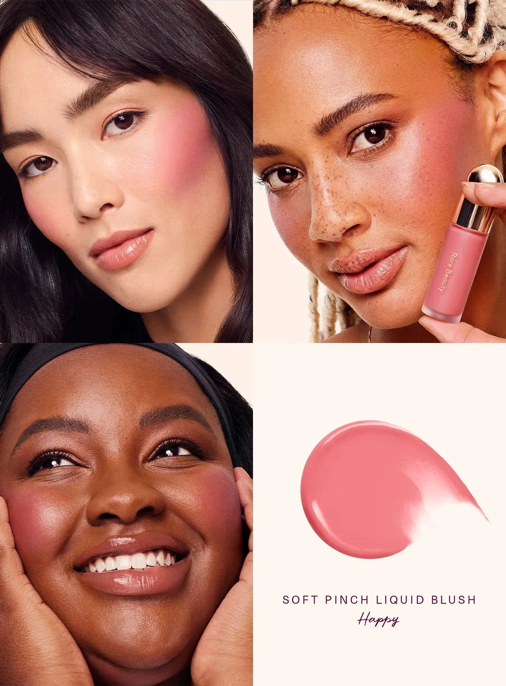 Rare Beauty Soft Pinch Liquid Blush Silky and Glide On Smooth Long Lasting Plump Pinch-perfect Flush Seamless Matte Dewy Makeup