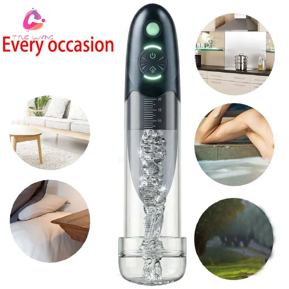 Penis Pump Penile Thicken Penis Exerciser Sex Toys for Man Electric Sextoys Dick Enlargement for Men Cock Stretch Devices