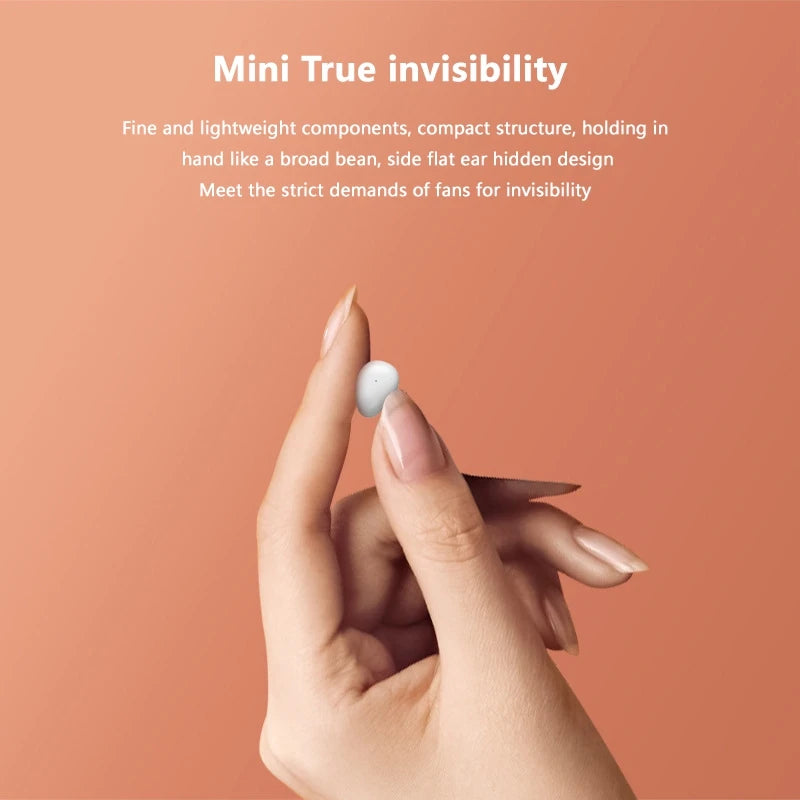 Lenovo Mini Wireless In Ear Sleep MY001 Bluetooth 5.3 Earphones High Definition High Pitch Invisible Noise Reduction Earphones