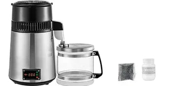 VEVOR 4L Water Distiller Filter Machine Distilled Distillation Purifier Moonshine Apparatus DIY Dispenser Kit for Home Appliance