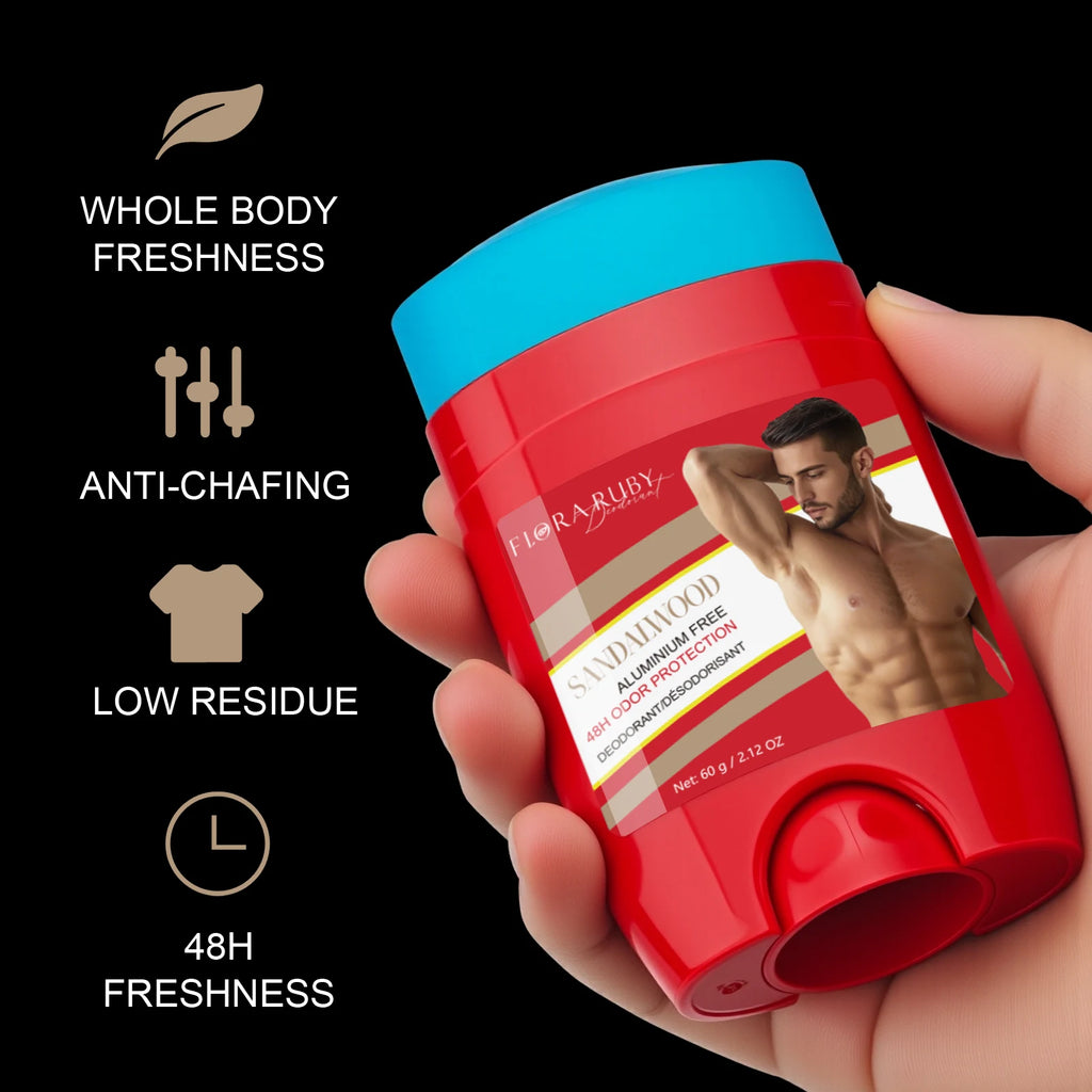 Old Spice Sandalwood Deodorant Men，Body Odor RemoveCream，Aluminum Free，High Endurance，Sweat Defense & Odor Protection，Portable
