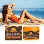 Body Tanning Gel Hydrating Lasting Natural Bronzing Soothe Drying Even Skin Tone Accelerate Dark Skin Sun Tanning Body Cream