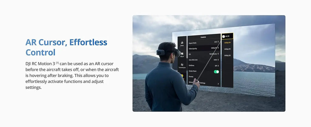 DJI Goggles N3 FPV Goggles 1080p Ultra Wide Screen Immersive Flight Experience FPV Wireless Streaming Goggles N3