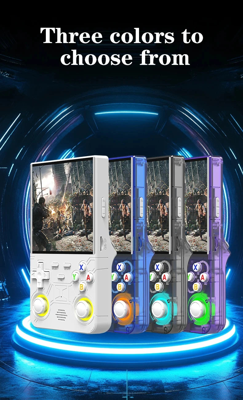R36Ultra 4.0-inch Retro Handheld Game Console 128GB Portable Video Player Open-Source Linux System for Gaming