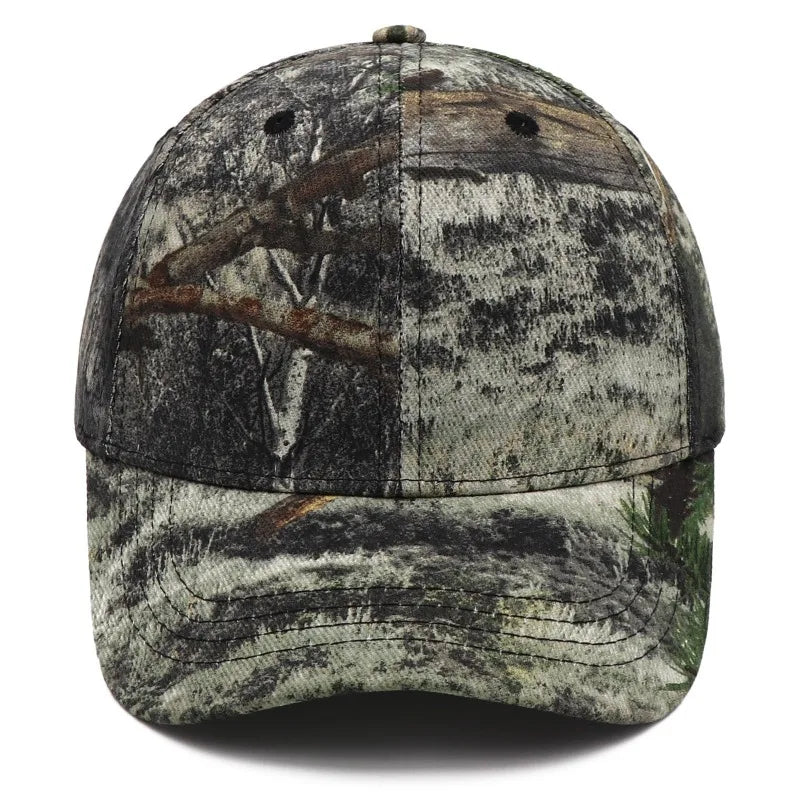 Custom Print Embroidery Outdoor Jungle Fishing Baseball Hat Cap Man Camouflage Hunting Hats Cotton Casquette Trucker Dad Caps