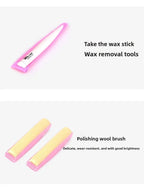 Manicure Set Powder Nail Kit Strengthener Professional Versatile Tools for Travel Girls Women Home Beauty Polishing Wax
