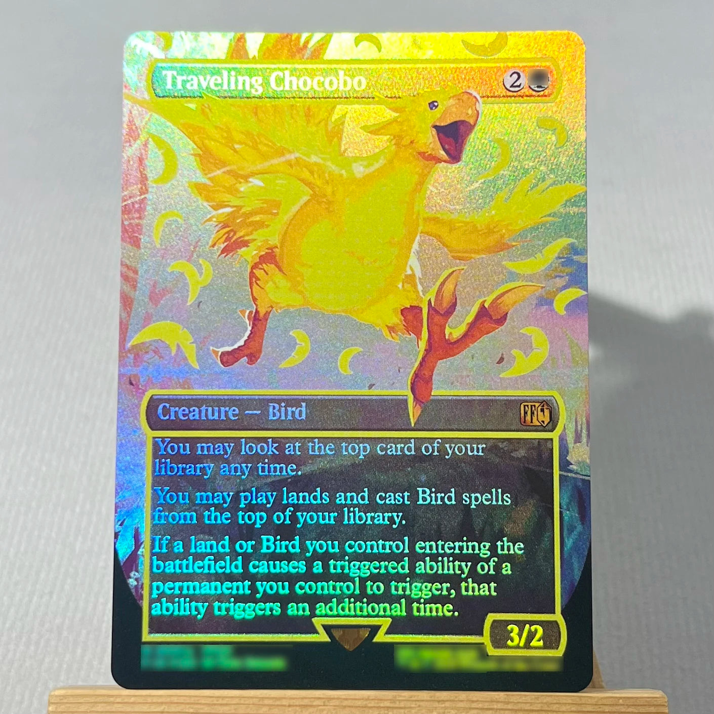 FCA FIN FIC PIP LTR FOIL4-002 magical cards Ancient Copper Dragon Tcg proxy Traveling Chocobo Celes, Rune Knight gathering