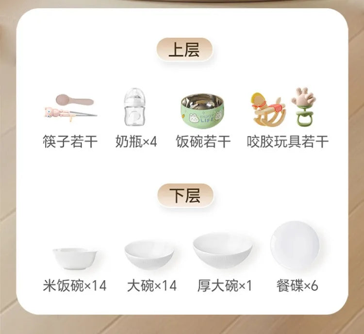 220V Kangbao Disinfection Cabinet Portable Kitchen Sterilizer New Desktop Dryer Storage All in One