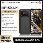 IIIF150 Air1 Rugged Phone Smartphone 5000mAh Battery 6.5" FHD+ Display 20MP Camera NFC IP68 IP69K 11.35MM Ultra-Thin Rugged