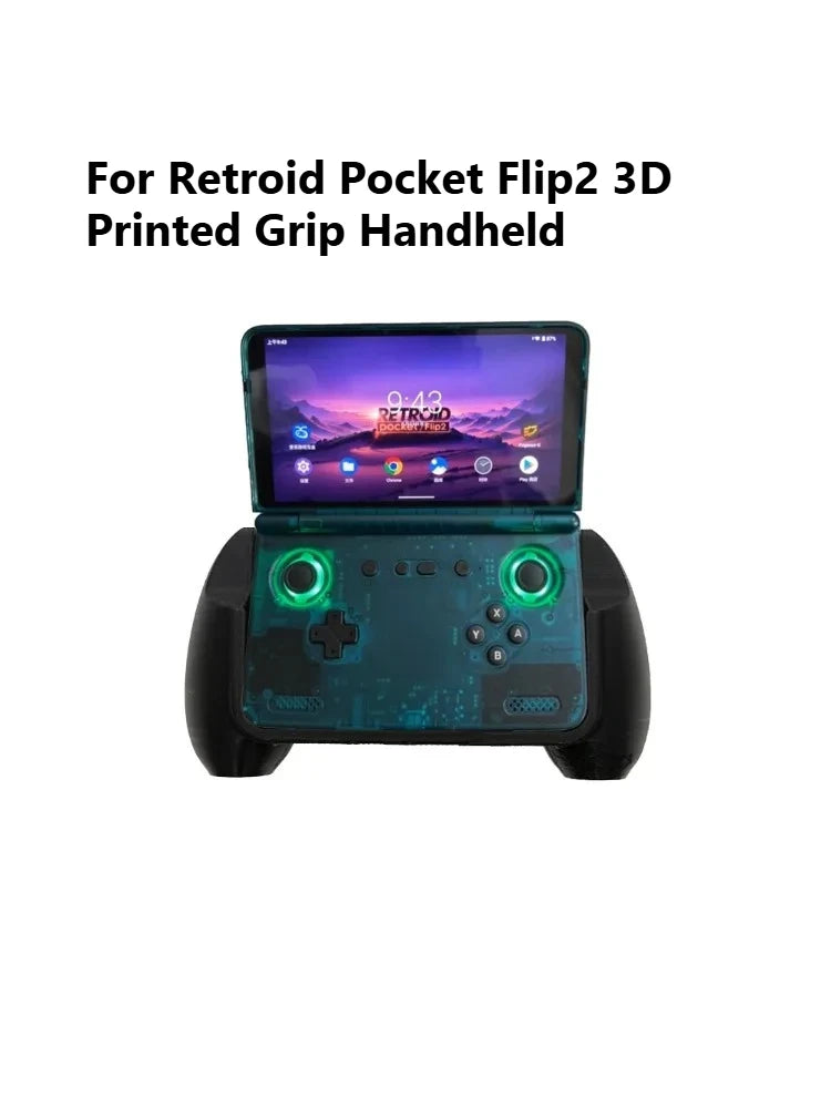 For Retroid Pocket Flip2 RP Flip2 3D Printed Grip Handheld Retro Game Controller Video Game Console DIY Controller Ürün ana görseli