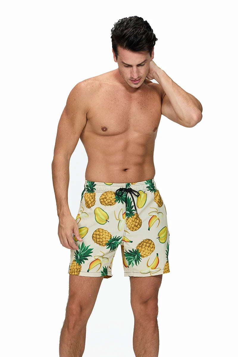DATIFER 2026 latest Fashion Mens Shorts Polyester Long Liner 2 in 1 Traje De Baño Hombre Side Zipper Pocket Beach Gym Swimsuits