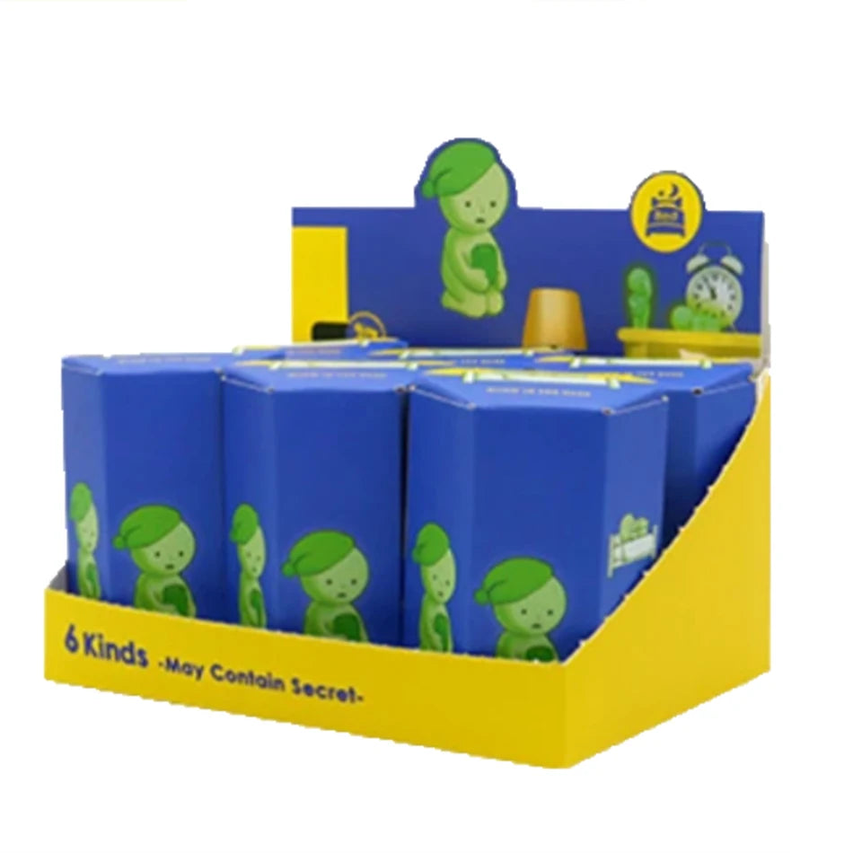 A Multiple Series Noctilucent Green Doll Blind Mystery Box Action Figures Decoration Desktop Model Toy For Gift Surprise