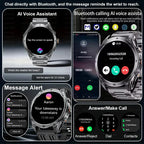 T-Rex 3 ULtra Military Grade 1000mAh Battery Smart Watch 10ATM Waterproof GPS call AMOLED HD Men 100+Sports 2025 New Smart watch