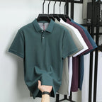 100% pure cotton short sleeved polo shirt high-end luxury brand fashion Paul Pony embroidery golf men's business casual T-shirt