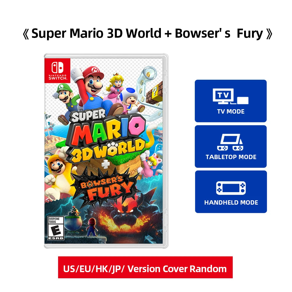 Nintendo Switch Game - Super Mario 3D World Bowsers Fury - 100% Official Original  Physical Game Card for Switch OLED Lite
