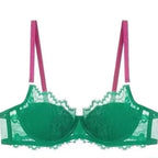 Sexy Lace Bra & Panty Set Minimizer Anti-Sag Full Coverae Adjustable Underwire Big Bust Support Thin Side Support No Spillageg