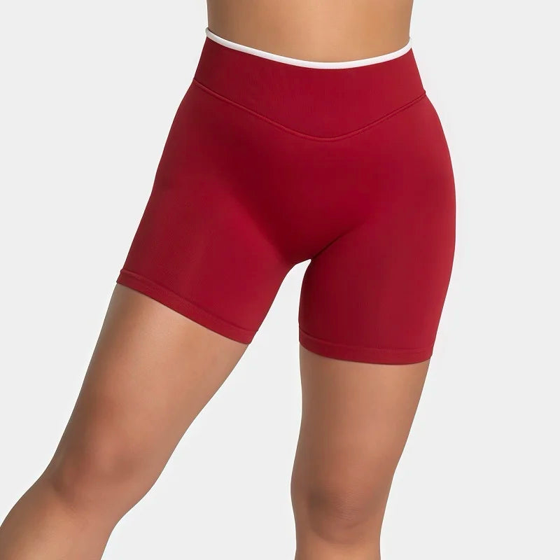 Women's Sports Shorts Gym High Waist Scrunch Seamless Yoga Leggings Cycling Shorts Workout Running Fitness Pants