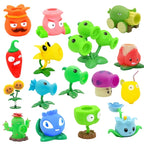 PLANTS VS ZOMBIES Crazy Dave Game Action Figure Roadblock Iron Bucket Grim Reaper Zombie Model Doll Kids Toys Children's Gifts