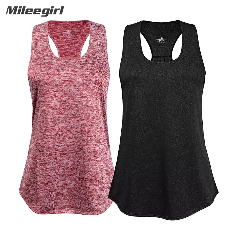 WANAYOU Sleeveless Yoga Shirts Women Quick Dry Running Sports Tank Top Sleeveless Fitness Gym Workout Top Yoga Vest Main image