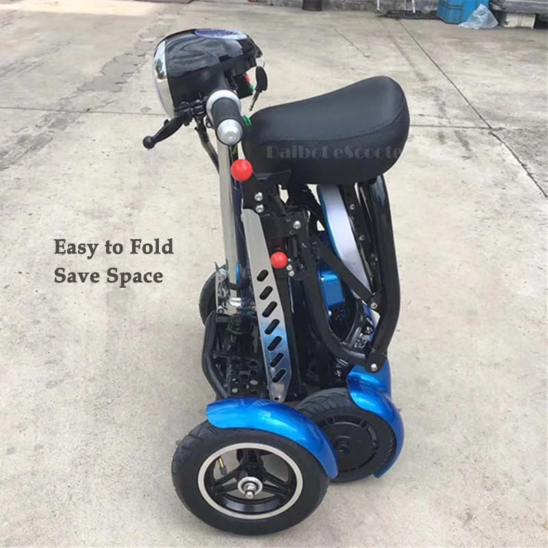 Four Wheel Electric Skateboard Portable Electric Scooters 10 Inch 36V Foldable Electric Scooter For Disabled Elderly