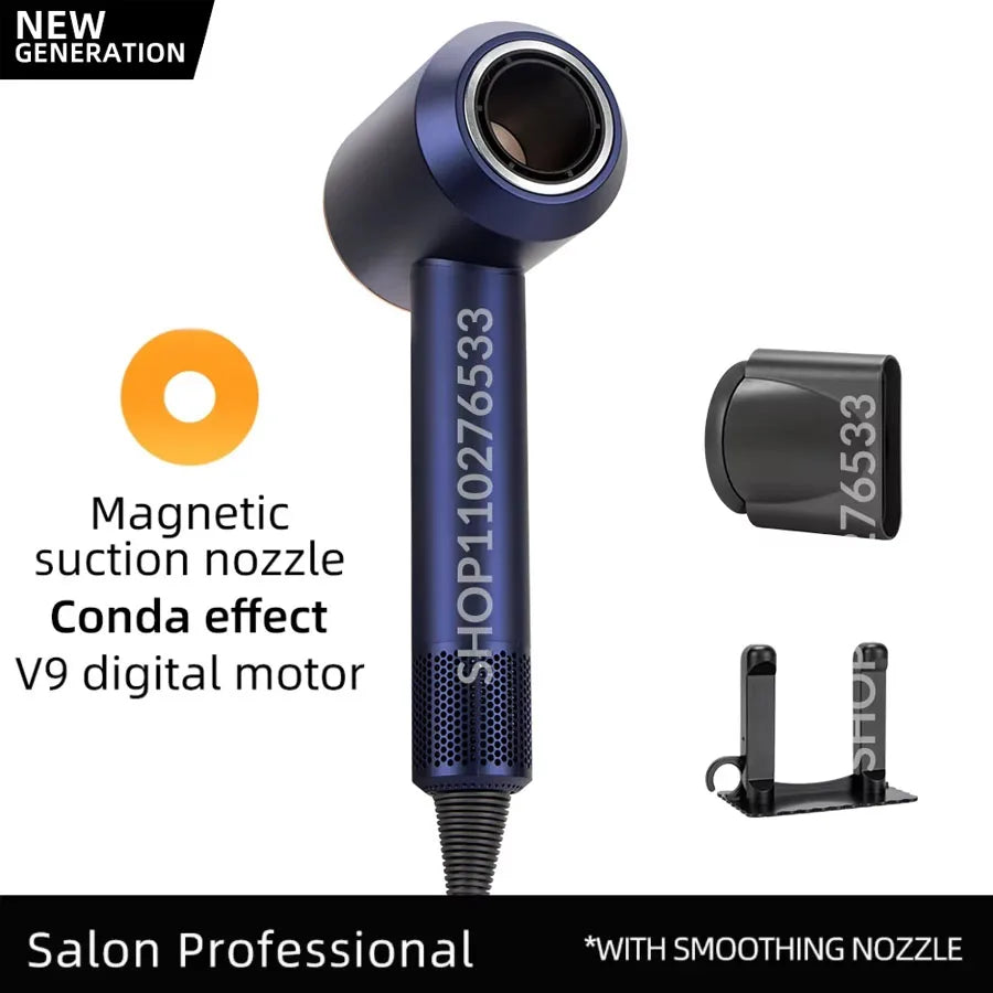 Ionic Hair Dryer 5 In 1 With Diffuser Professional Hair Care Appliances Women Salon Barber Leafless Hairdryer Super Hair Dryer