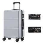 YONSLY Hardshell Suitcase 20/24/28 Inches with TSA Lock YKK Zipper 4 Silent 360° Wheels Mesh Compartment Trolley Rolling Luggage Hand Luggage Suitcase for Business Trips, Vacations, Family Journeys, and Weekend Getaways