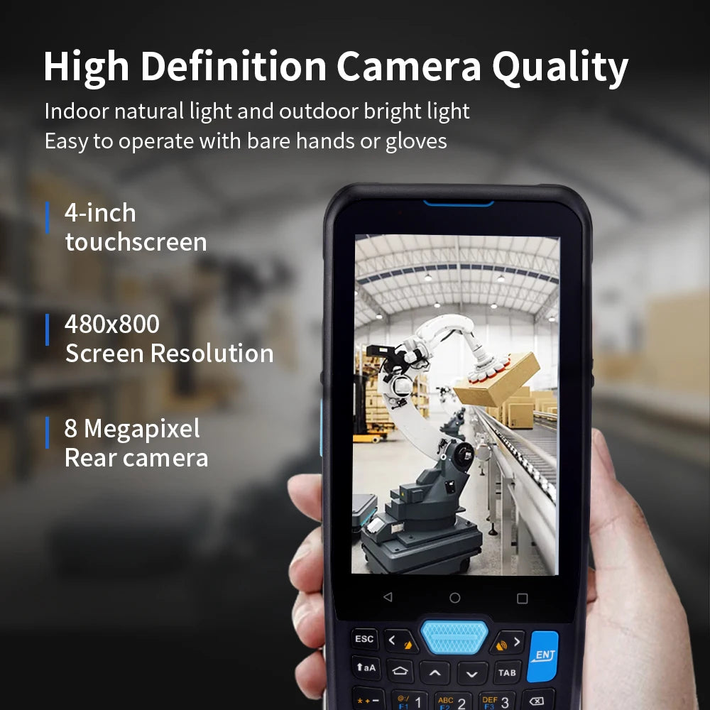 YK957 JR Android 2d Qr Code Reader Handheld Terminal Pda Android Barcode Scanner with Nfc Rfid Reader Medical Device Pdas 4+64g