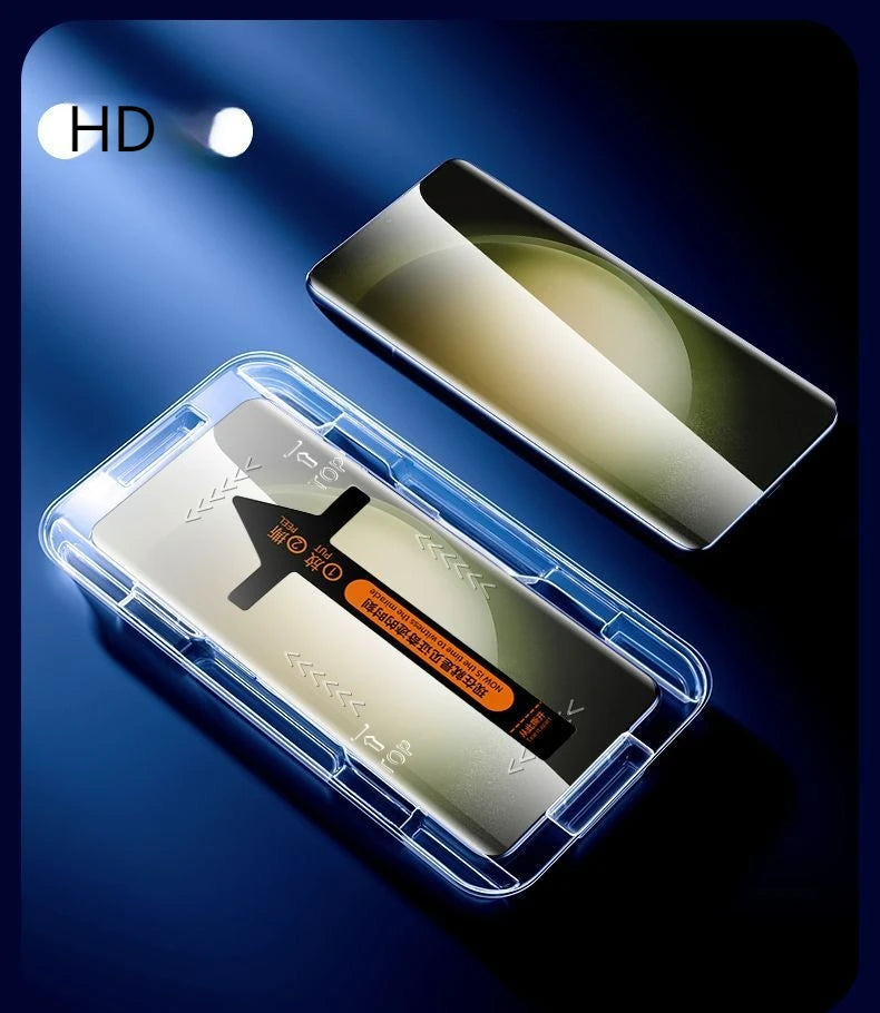 S23Ultra Dust-Free Cabin Tempered Glass For Samsung Galaxy S21Ultra Screen Protector S22Ultra Second Pasting Box Film