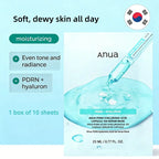 Korean Skincare PDRN Hyaluronic Acid Capsule 100 Serum Mask,Daily Moisturizing Salmon PDRN Serum Mask for Everyday Glow (10EA)