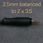 OPENHEART 16 Core Headphone Cable 1 to 2 jack dual 3.5/2.5/4.4mm/XLR Balance Cable For HIFIMAN DENON Replacement Cable 2m 3m