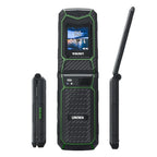 UNIWA X29 GSM Flip Phone 2.8 Inch Double Screen Dual SIM Big Font Big Button For Senior 2000mAh Wireless Radio  Russian Keyboard