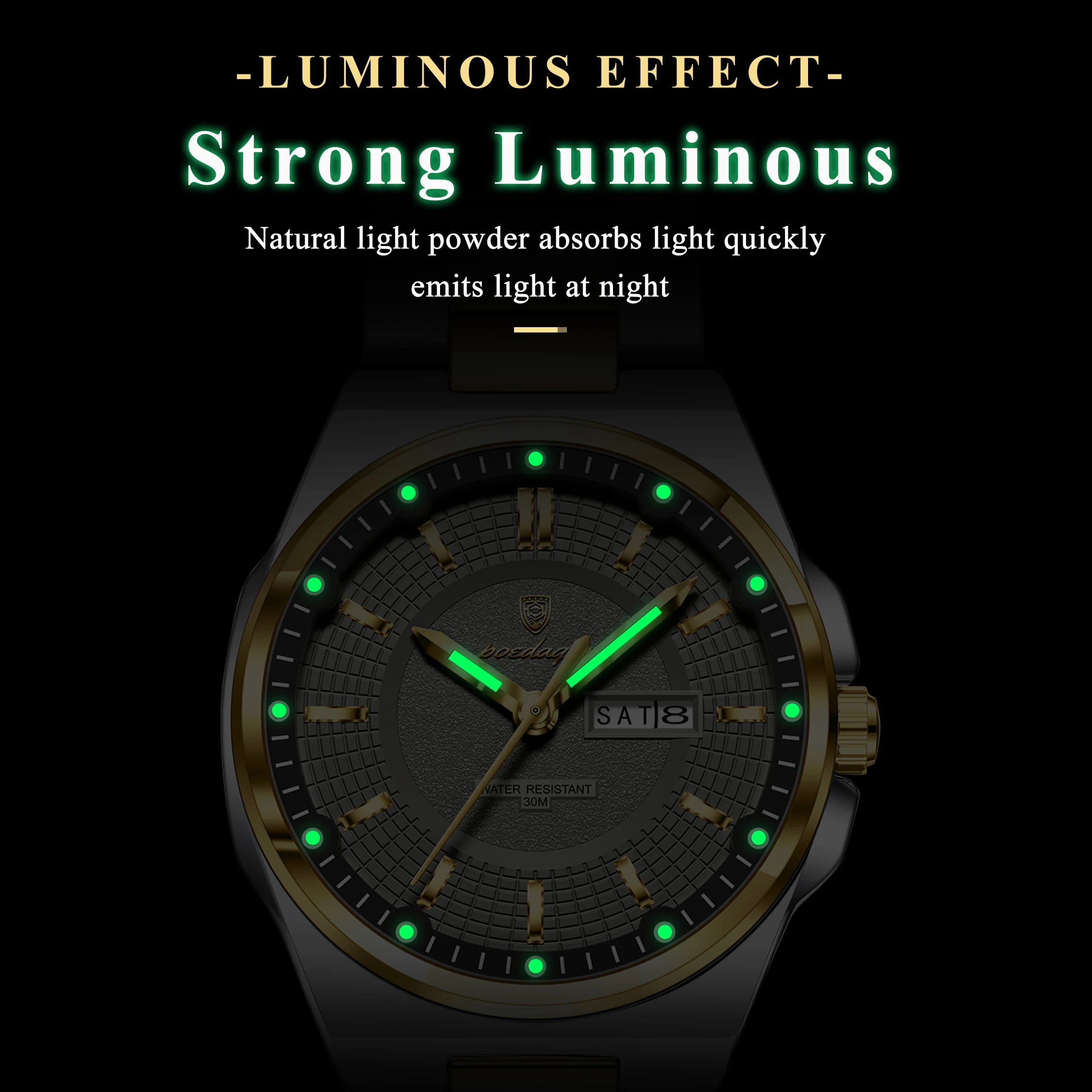 POEDAGAR Fashion Ladies Watch Top Elegant Week Date Woman Clock Quartz Stainless Steel Luminous Waterproof Women's Watches Reloj