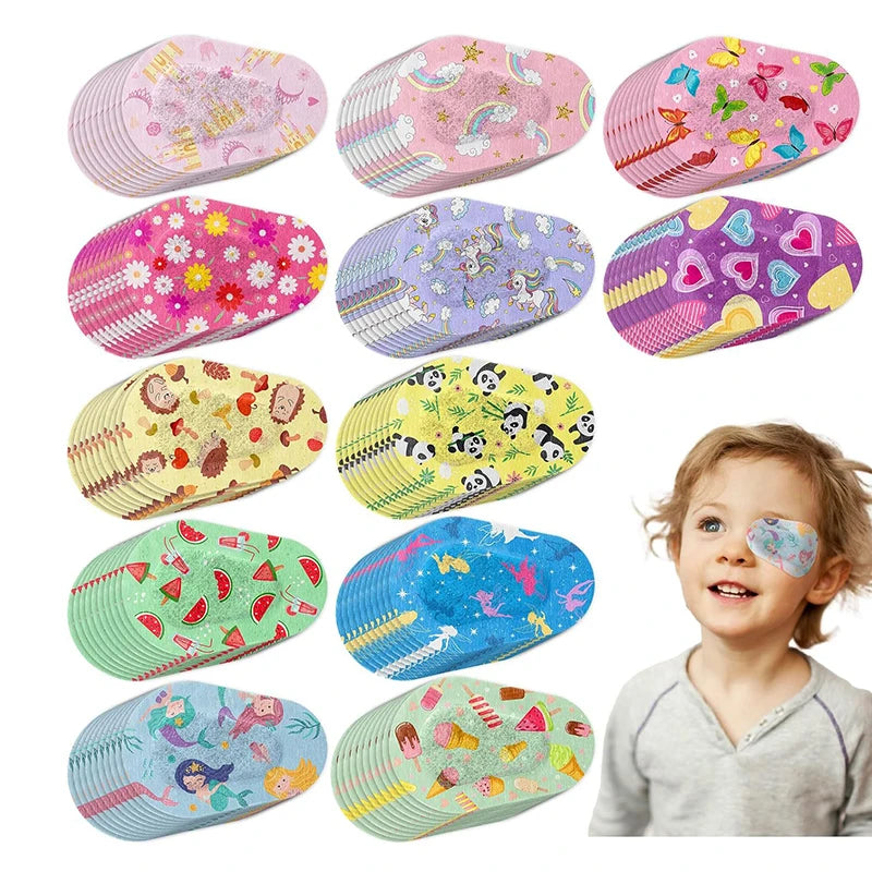 5 PCS Protect Eyesight For Kids Vision Care Hot New Amblyopia Eye Patch Adhesive Eye Patches Medical Sterile Eye Pad Ürün ana görseli