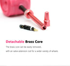 RideNow 700c Tpu Inner Tube 700Cx18-32C/32-47C Road Gravel Bike Plastic Valve & Removable Metal Valve Core External Thread Tube