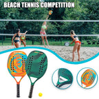 Newest High Quality Beach Tennis Racket Carbon Fiber Beach Tennis Racket Soft EVA Surface Tennis Racquet with Bag Lightweight