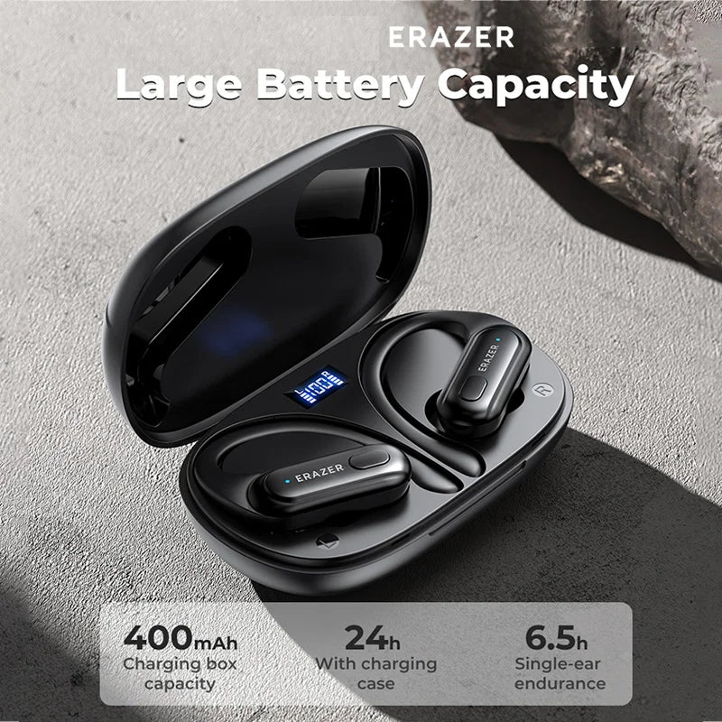 ERAZER XT60PRO Sports Wireless Headphones Bluetooth Earphones Earbuds Noise Reduction Headset with Mic Earhook Main image