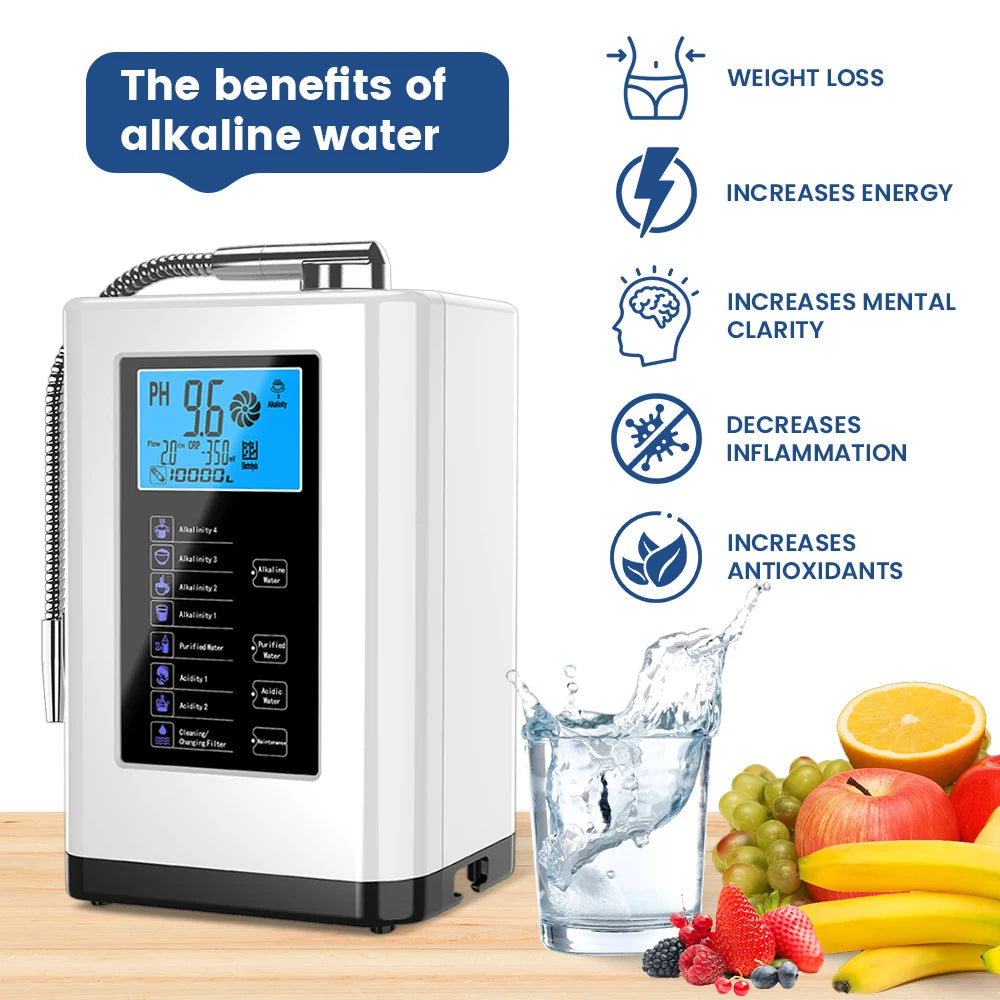 Alkaline Water Machine Ionizers PH Water Device Alkaline Water Dispenser 5 Plate Platinum Coating Alkaline Water Ioniser Machine Ürün ana görseli