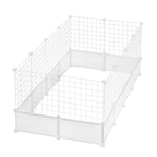 EUGAD DIY Pet Fences Foldable Cat Dog Cage Security Guard Puppy Kennel House Exercise Training Kitten Home for Rabbits Guinea Pig
