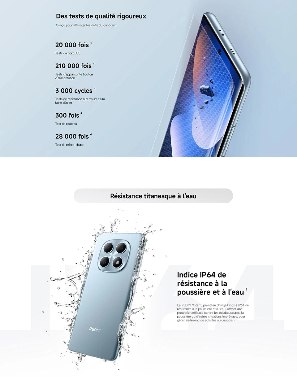 Xiaomi Redmi Note 15 4G, NFC, MediaTek Helio G100-Ultra, 6.77 inches, 120 Hz, 108 MP Camera, 6,000 mAh Battery, IP64