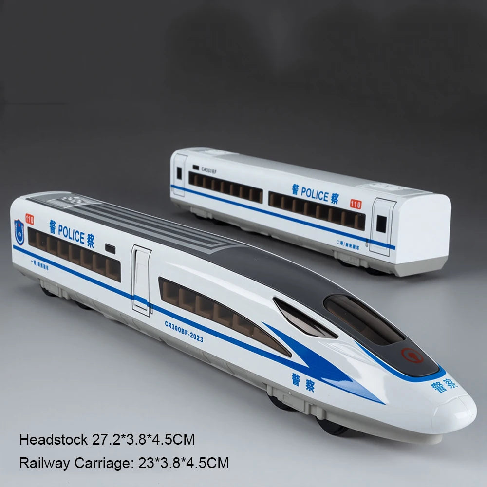 1:60 Scale FuXing High-speed Railway Toy Car Model Sound Light Remote Control Electric Simulation Train Models Ornaments Gifts